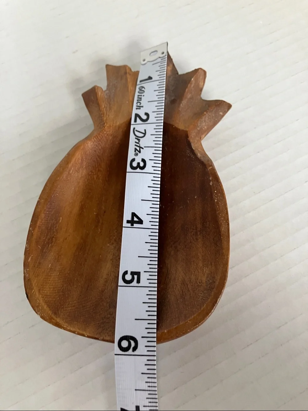 Vintage Wooden Pineapple-Shaped Bowl Set of‎ 2  (medium & small)